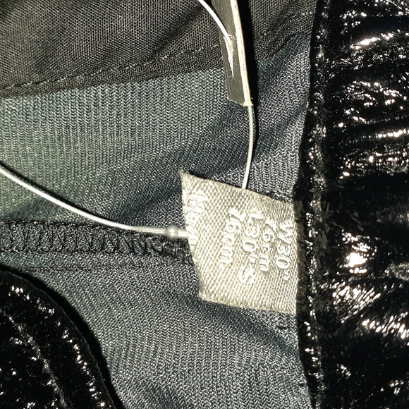 ASOS tapered sweat pants in leather look. - Picture 4 of 4